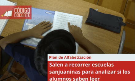 Salen a recorrer escuelas sanjuaninas para analizar si los alumnos saben leer