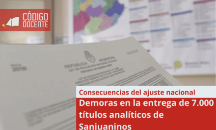 Demoras en la entrega de 7.000 títulos analíticos de Sanjuaninos