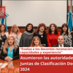 Asumieron las autoridades de Juntas de Clasificación Docente 2024