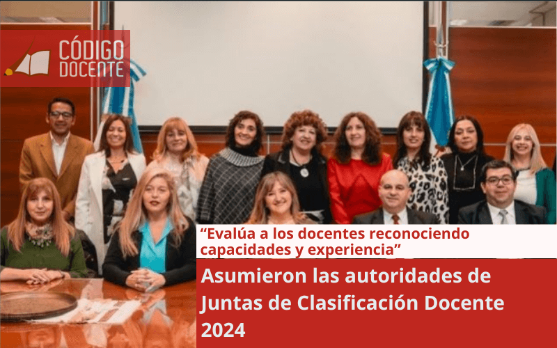 Asumieron las autoridades de Juntas de Clasificación Docente 2024