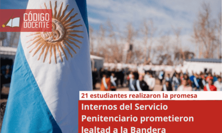 Internos del Servicio Penitenciario prometieron lealtad a la Bandera