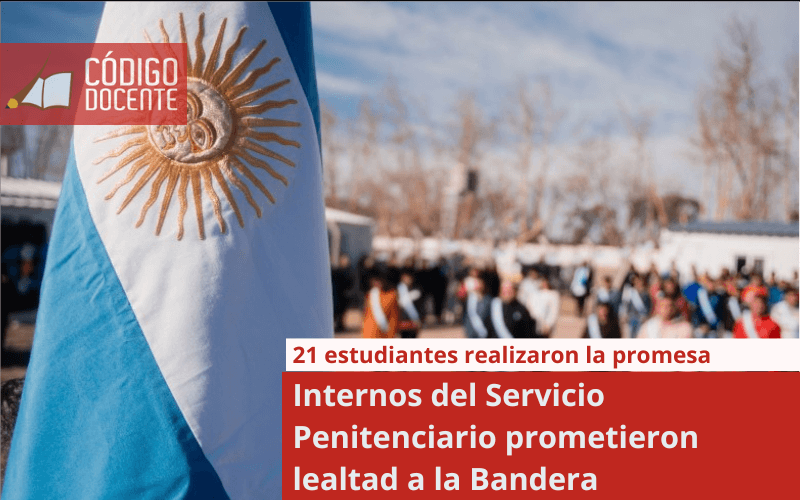 Internos del Servicio Penitenciario prometieron lealtad a la Bandera