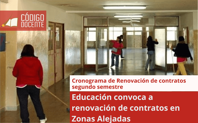 Educación convoca a renovación de contratos en Zonas Alejadas