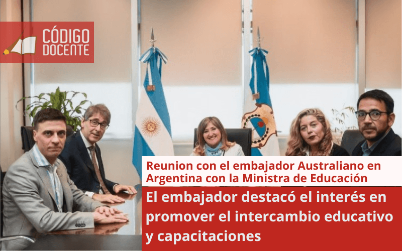 El embajador de Australia en Argentina destacó el interés en promover el intercambio educativo y capacitaciones