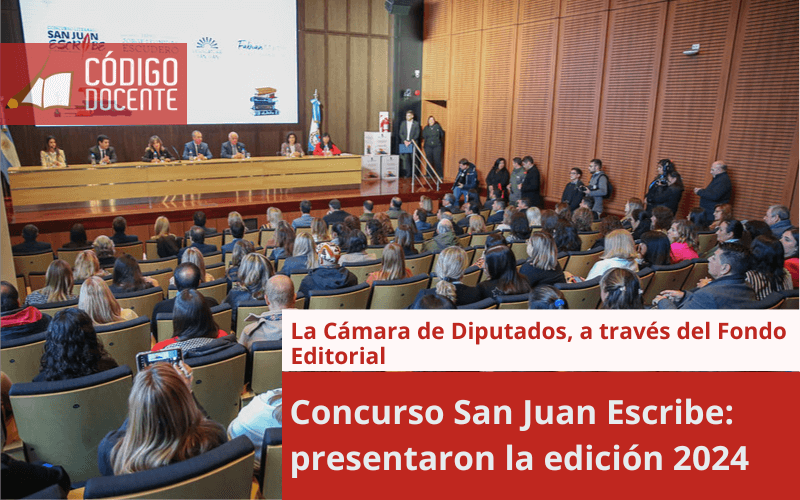 Concurso San Juan Escribe: presentaron la edición 2024