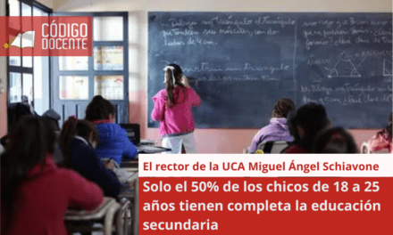 El rector de la UCA advirtió que “solo el 50% de los chicos de 18 a 25 años tienen completa la educación secundaria”