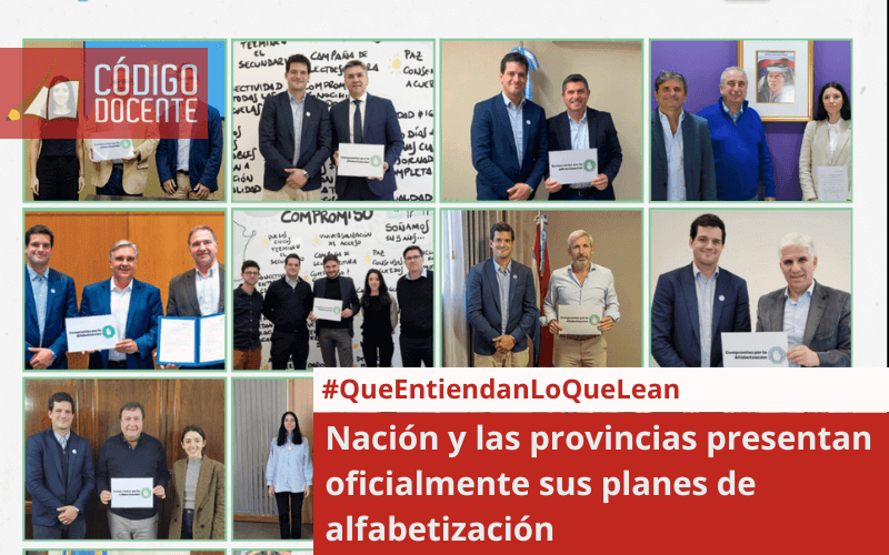 Nación y las provincias presentan oficialmente sus planes de alfabetización