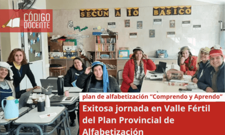 Exitosa jornada en Valle Fértil del Plan Provincial de Alfabetización