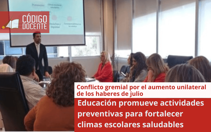 Educación promueve actividades preventivas para fortalecer climas escolares saludables