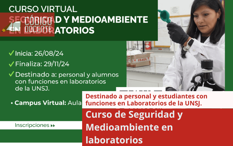 Curso de Seguridad y Medioambiente en laboratorios