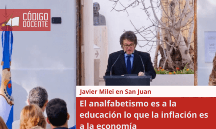 Javier Milei en San Juan: “El analfabetismo es a la educación lo que la inflación es a la economía”