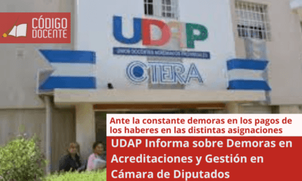 UDAP Informa sobre Demoras en Acreditaciones y Gestión en Cámara de Diputados