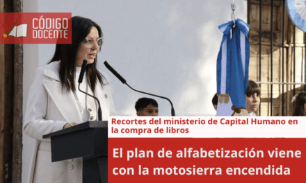 El plan de alfabetización viene con la motosierra encendida