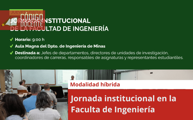 Jornada institucional en la Facultad de Ingeniería