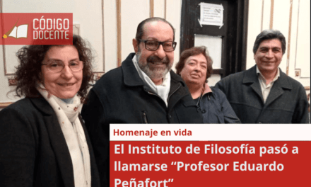 El Instituto de Filosofía pasó a llamarse “Profesor Eduardo Peñafort”