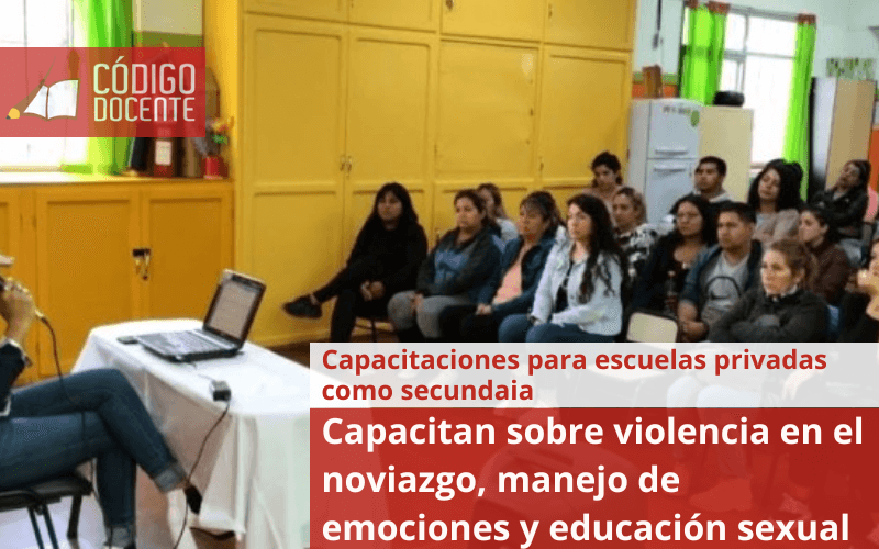 Capacitan sobre violencia en el noviazgo, manejo de emociones y educación sexual