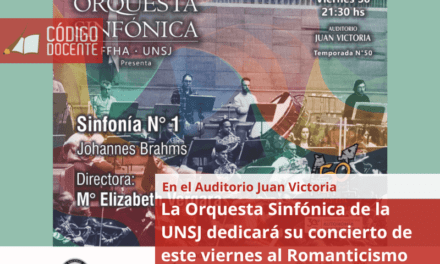 La Orquesta Sinfónica de la UNSJ dedicará su concierto de este viernes al Romanticismo