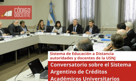 Conversatorio sobre el Sistema Argentino de Créditos Académicos Universitarios