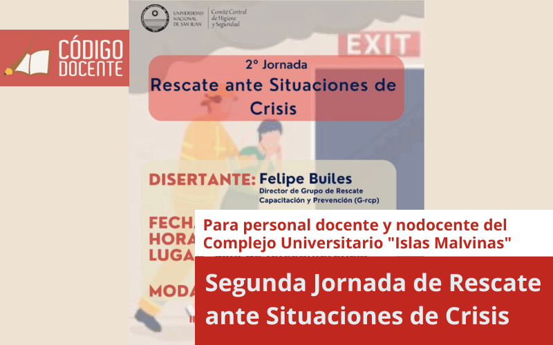 Segunda Jornada de Rescate ante Situaciones de Crisis