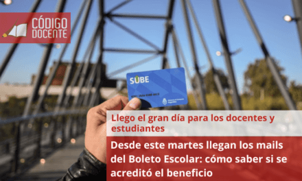 Desde este martes llegan los mails del Boleto Escolar: cómo saber si se acreditó el beneficio