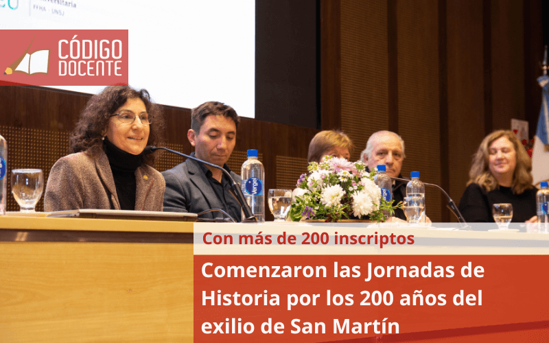 Con más de 200 inscriptos, comenzaron las Jornadas de Historia por los 200 años del exilio de San Martín