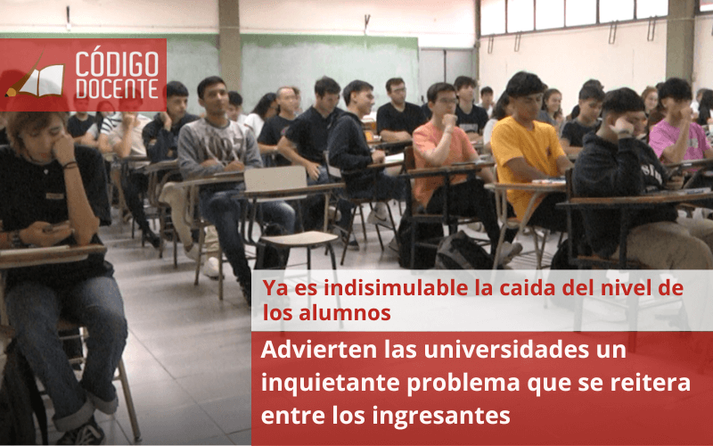 Advierten las universidades un inquietante problema que se reitera entre los ingresantes