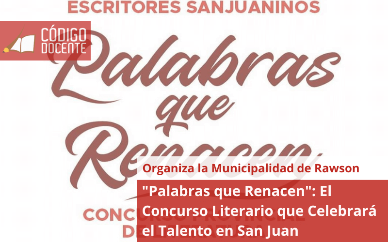 “Palabras que Renacen”: El Concurso Literario que Celebrará el Talento en San Juan