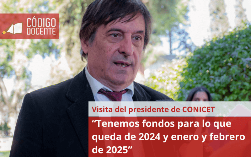 “Tenemos fondos para lo que queda de 2024 y enero y febrero de 2025”