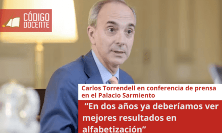 Carlos Torrendell: “En dos años ya deberíamos ver mejores resultados en alfabetización”