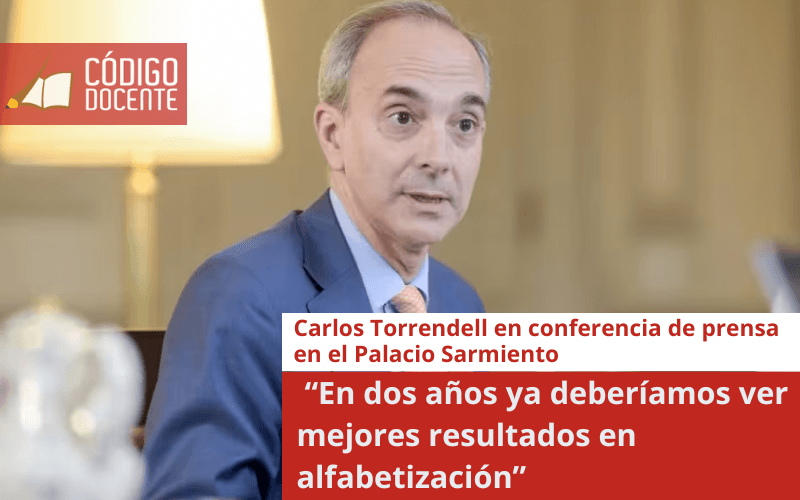 Carlos Torrendell: “En dos años ya deberíamos ver mejores resultados en alfabetización”