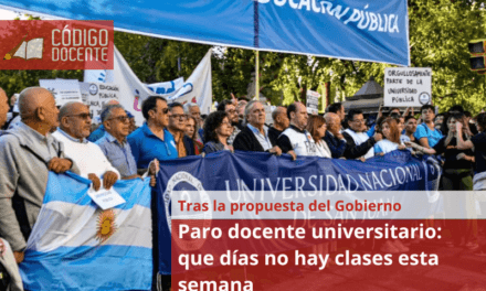 Paro docente universitario: que días no hay clases esta semana