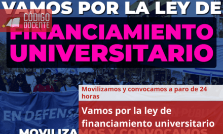 Vamos por la ley de financiamiento universitario