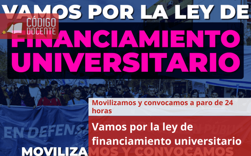 Vamos por la ley de financiamiento universitario