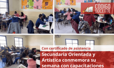 Secundaria Orientada y Artística conmemora su semana con capacitaciones