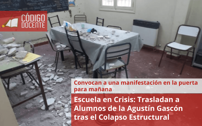 Escuela en Crisis: Trasladan a Alumnos de la Agustín Gascón tras el Colapso Estructural