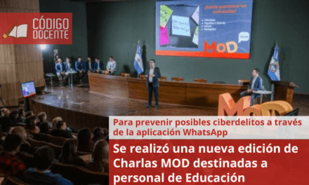 Se realizó una nueva edición de Charlas MOD destinadas a personal de Educación