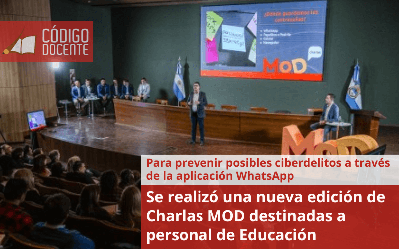 Se realizó una nueva edición de Charlas MOD destinadas a personal de Educación