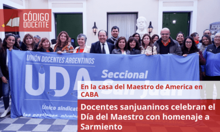 Docentes sanjuaninos celebran el Día del Maestro con homenaje a Sarmiento