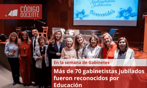 Más de 70 gabinetistas jubilados fueron reconocidos por Educación