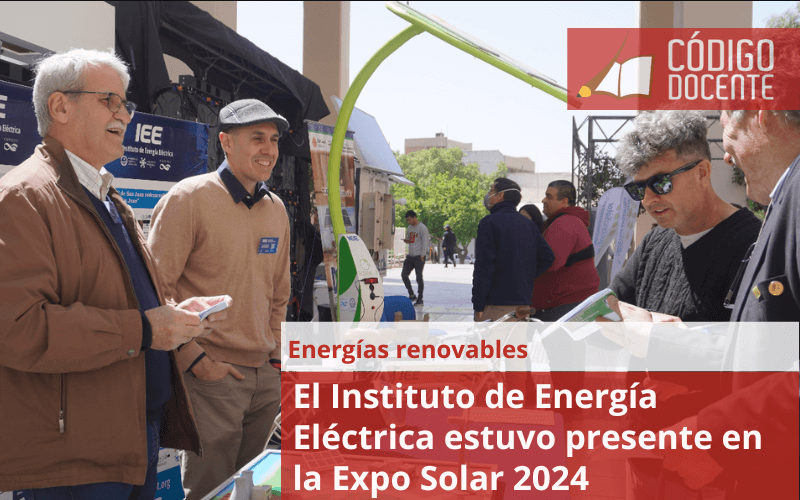 El Instituto de Energía Eléctrica estuvo presente en la Expo Solar 2024