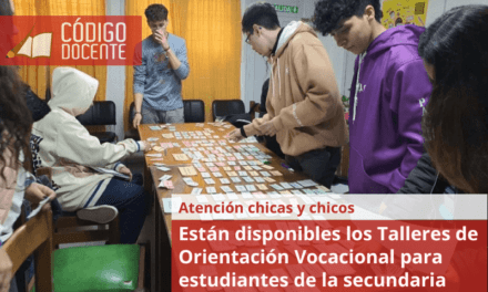 Están disponibles los Talleres de Orientación Vocacional para estudiantes de la secundaria