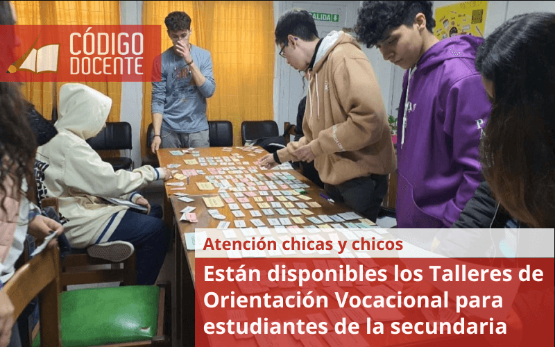 Están disponibles los Talleres de Orientación Vocacional para estudiantes de la secundaria