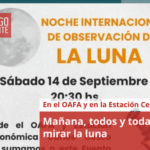 Mañana, todos y todas a mirar la luna