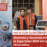 Alumnos y docentes brillan en la Expo Solar 2024 con proyectos renovables