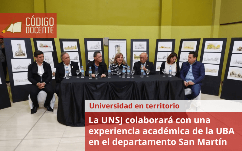 La UNSJ colaborará con una experiencia académica de la UBA en el departamento San Martín