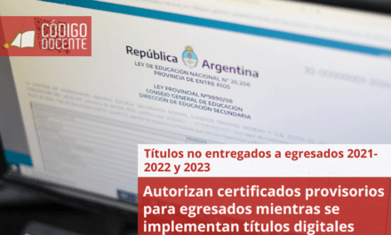 Autorizan certificados provisorios para egresados mientras se implementan títulos digitales