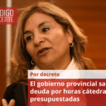 El gobierno provincial saldará la deuda por horas cátedra no presupuestadas