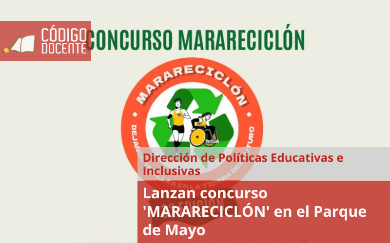 Lanzan concurso ‘MARARECICLÓN’ en el Parque de Mayo