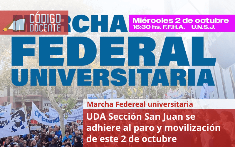 UDA convoca a la marcha