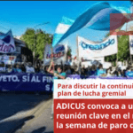 ADICUS convoca a una reunión clave en el marco de la semana de paro docente